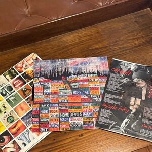 3 vintage records - 90s